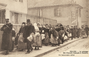 1914 -1915 – Le passage des évacués